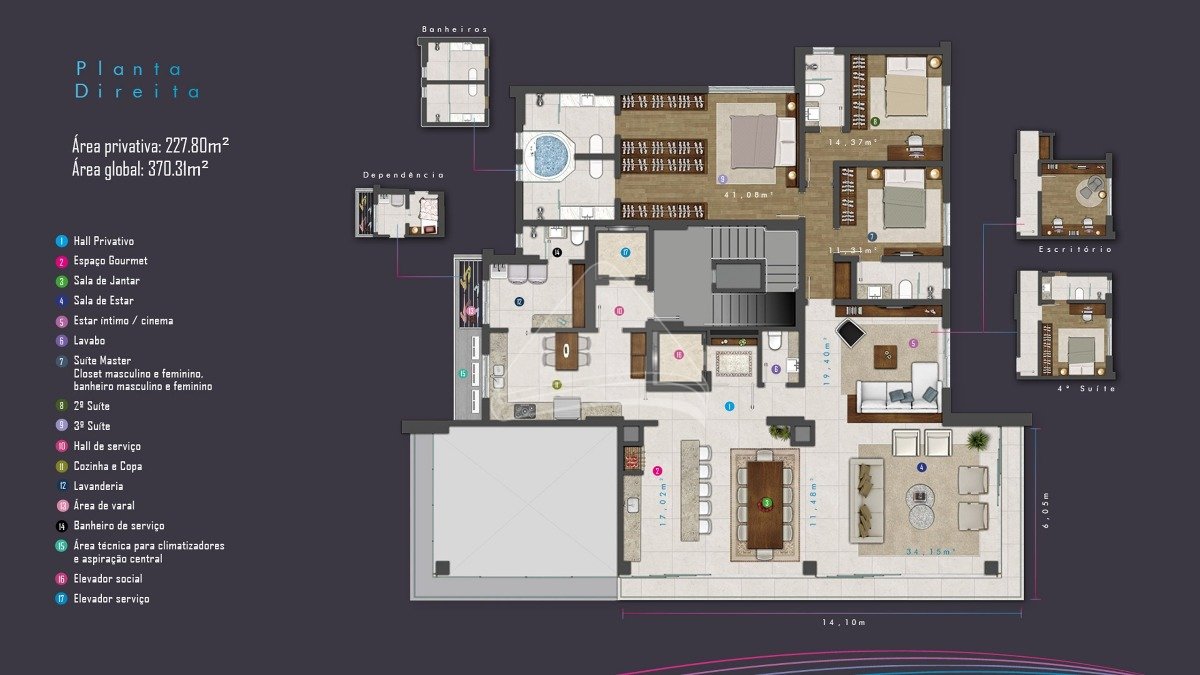  Planta pé direito lado direito