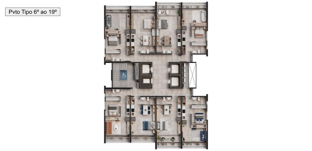  Pvto Tipo 06º ao 19º