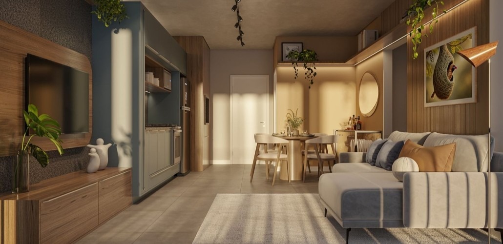  Dormitório - Tipo 21º ao 26º